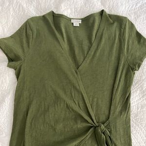 Jcrew side tie Tshirt